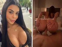 Jaiane Limma está arrasando com sua bunda maravilhosa em um vídeo em que ela faz sexo de quatro e cavalga com intensidade