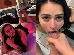 Camila Vegas fazendo sexo oral e fazendo sexo de quatro