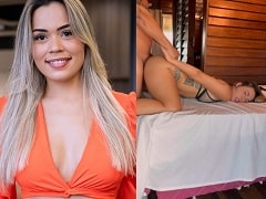 Bia Sanches fazendo sexo de quatro com seu parceiro em um porno caseiro bem excitante.